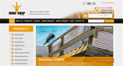 Desktop Screenshot of dinogrip.co.uk